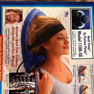 New In Box Posture Pump Neck Model 1100 SX Cervical Disc Hydrator Pain Relief ~